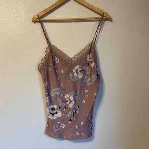 Natori Floral Lace Cami Medium